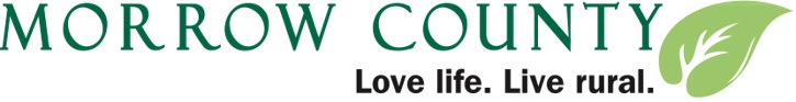 Morrow County Logo: Love Life. Live Rural